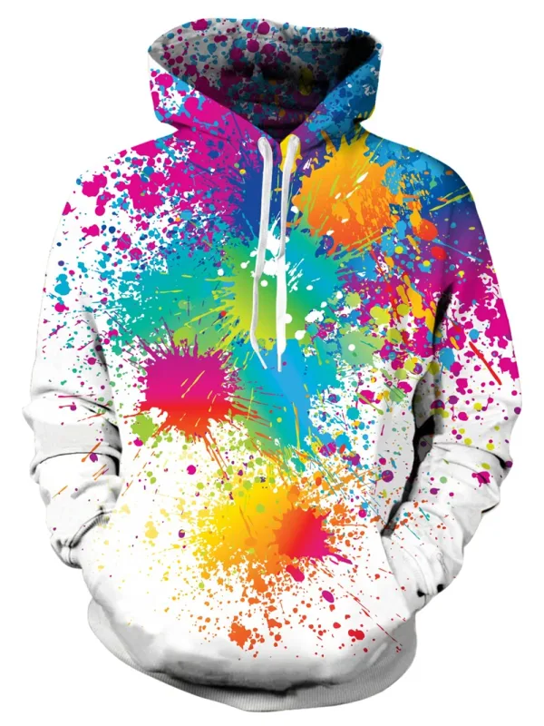 Men's Hoodies Animal Cat Print 3D Patternv Hooded Autumn Pullover Sweatshirt With Pocket Hoodie Streetwear Loose Comfortable