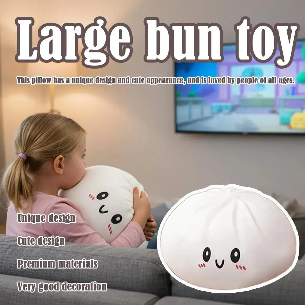 Criativo grande bolinho de pelúcia travesseiro brinquedo macio bolinhos travesseiro kawaii almofada simulação comida boneca presente para crianças decoração para casa