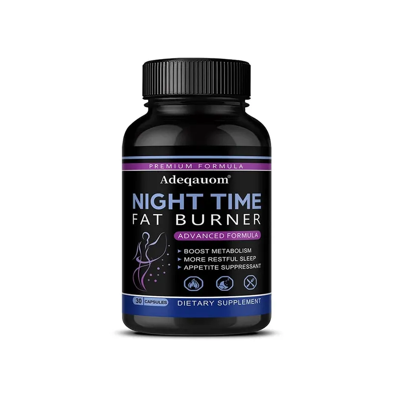 Nighttime Fat Burner Support Capsules Supports Gentle Metabolism Digestive Wellness & Restful Sleep Natural Supplement