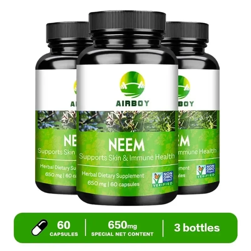 有機印楝補充劑 - 草藥痤瘡補充劑支持清潔皮膚和排毒支持免疫健康 — image 10