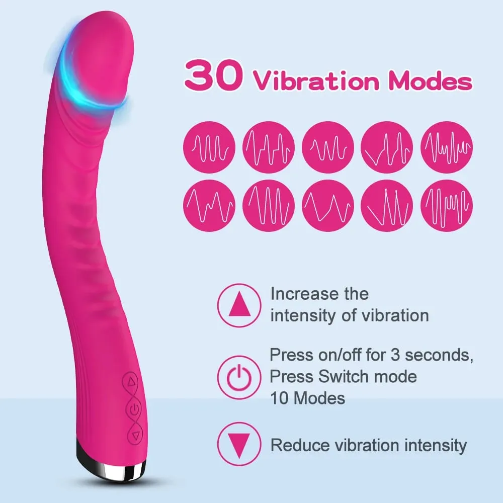 Estimulador de clitóris e ponto g, vibrador av, 30 modos, forte e poderosa vibração, brinquedos sexuais adultos para mulheres, vibradores, vagina, massageador, varinha — image 2