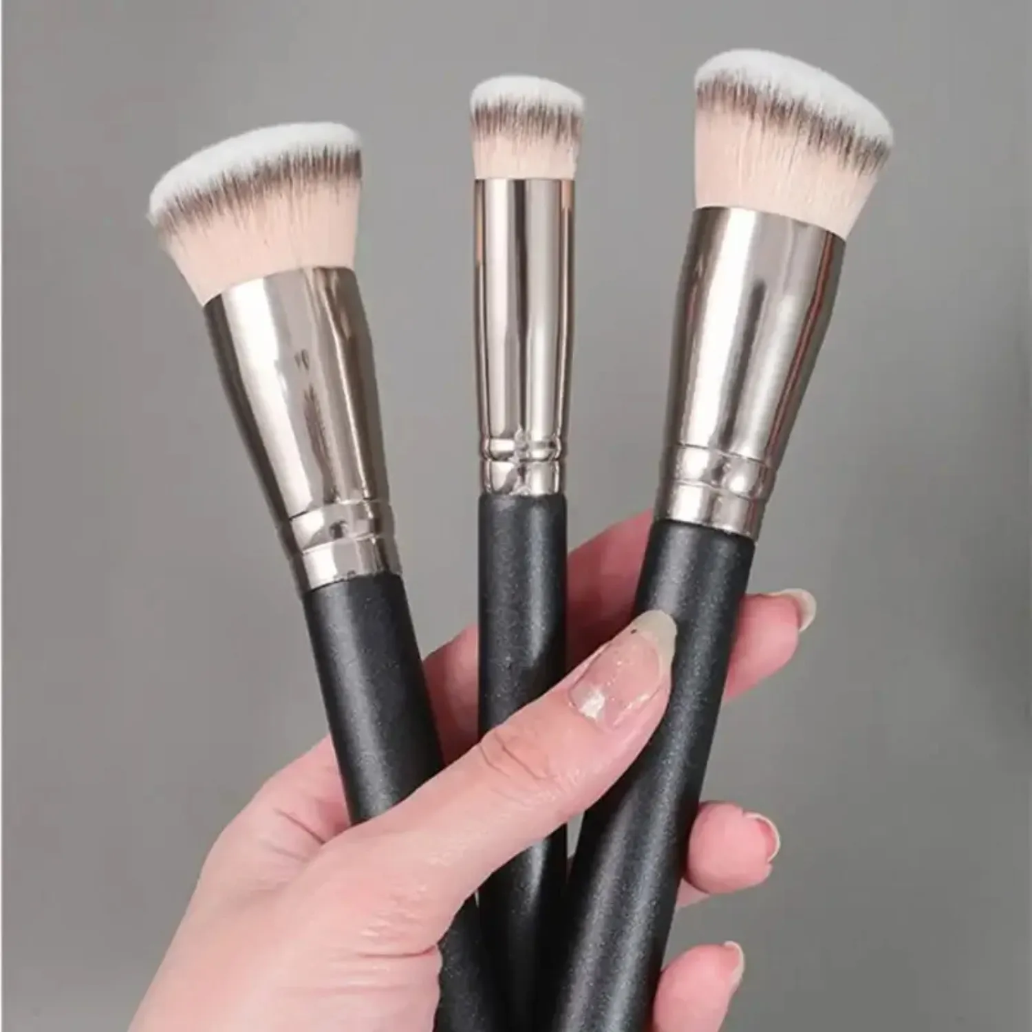 Pincel corretivo para base, contorno premium, blush, impecável, sob os olhos, denso, pincel de maquiagem para misturar 170, 270, 370