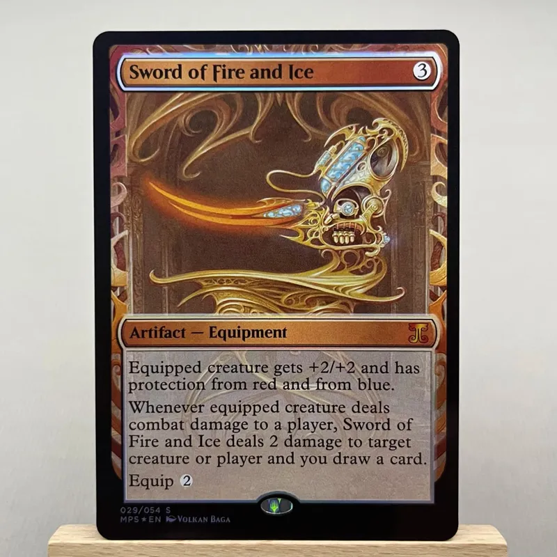 MPS FOIL2-01 TCG Cards for Home Play Proxy Sol Ring Mana Crypt Mox Opal the Mana Vault Chrome Mox Sword of