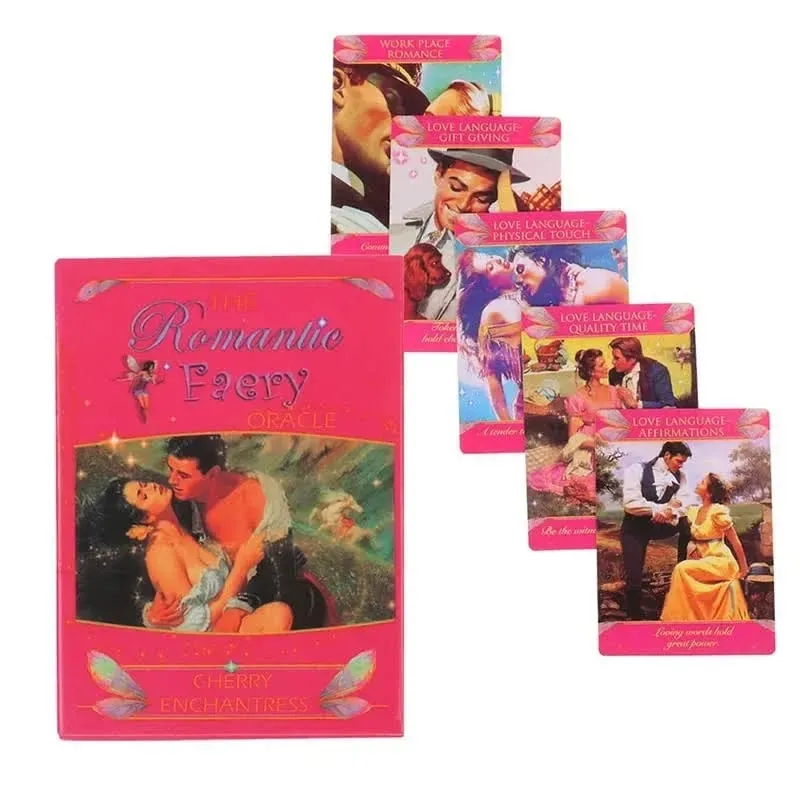 The Romantic Faery Oracle Cards Divination Deck English Versions Edition Tarot Board Playing Game For Party