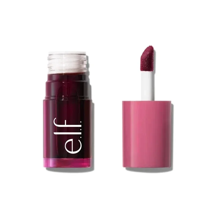 Popular marca elf portátil sabor de frutas brilho labial fino hidratante reparação nutritiva melhorar linhas labiais colorido bálsamo labial cosméticos