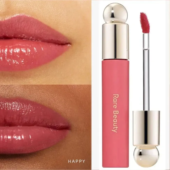 Batom brilhante labial blam, maquiagem hidratante duradoura, pitada macia, mancha de óleo labial, brilho labial feliz esperança maravilha