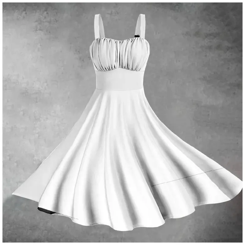 Vestido feminino de verão personalizado, adicione seu design personalizado, elástico, slim, vestidos suspensores, elegante, roupas sexy, festa, presente de aniversário — image 6