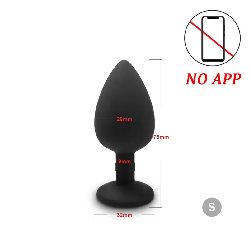 Massageador de próstata sem fio Bluetooth Vibartor para homens APP Controle Remoto Butt Plug Mulheres Anal Vibratório Adultos Brinquedos Sexuais