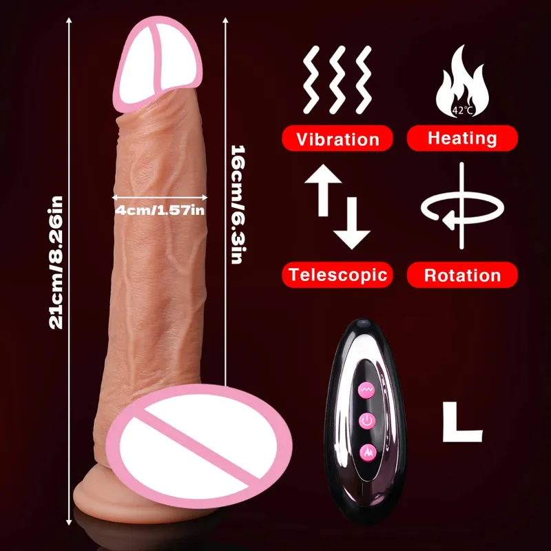 性感挺力假陽具震動器遙控舌頭舔陰蒂陰莖性玩具陰道女性自慰成人用品