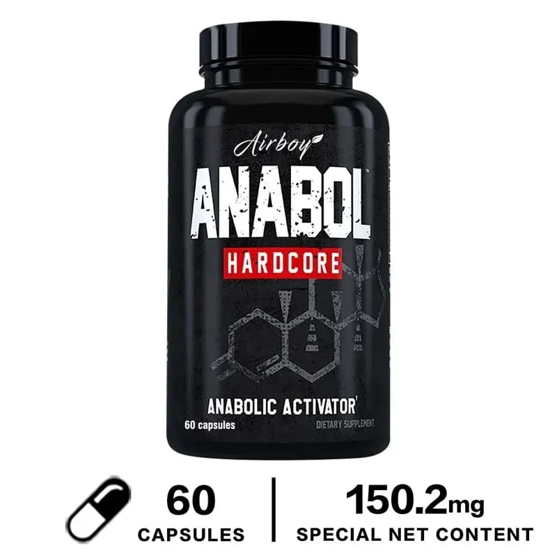 Anabol Hardcore Supplement - Helps Build Lean Firm High-quality Muscle Promoting Muscle Growth Recovery & Strength Enhancement