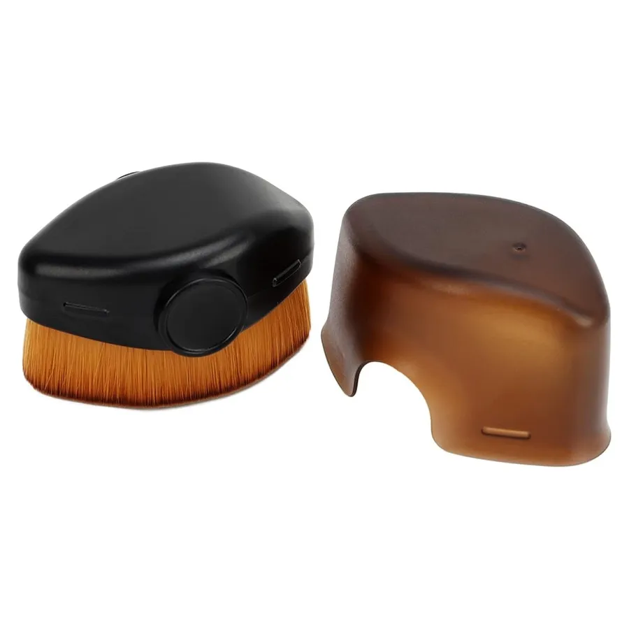 Pincel facial multiuso com estojo, base, blush, pó, creme líquido, ferramenta de maquiagem amigável para viagens — image 5