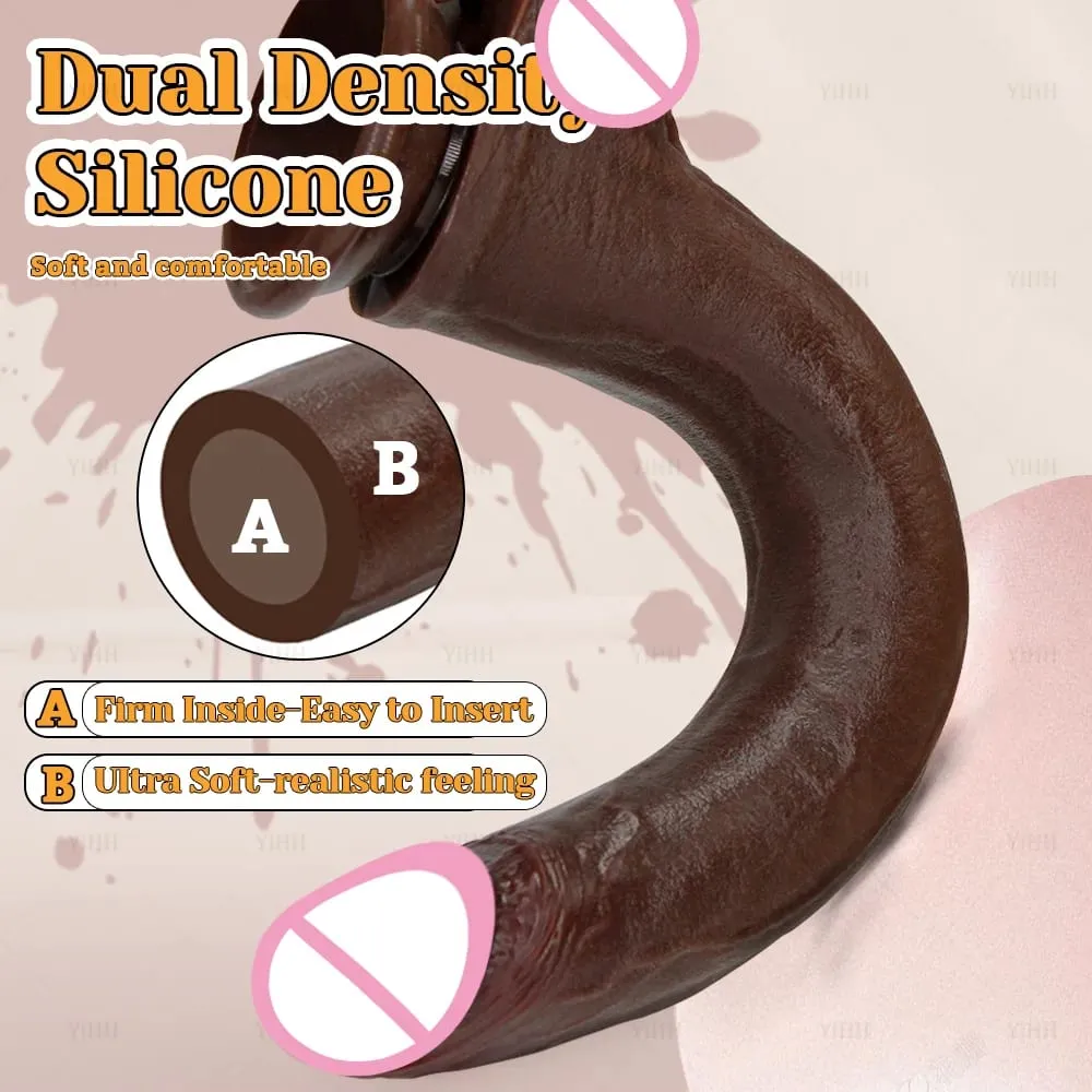 Pele realista/preto vibrador silicone pênis longo enorme vibradores com ventosa pau para mulheres masturbação brinquedos sexuais anal para adultos — image 4