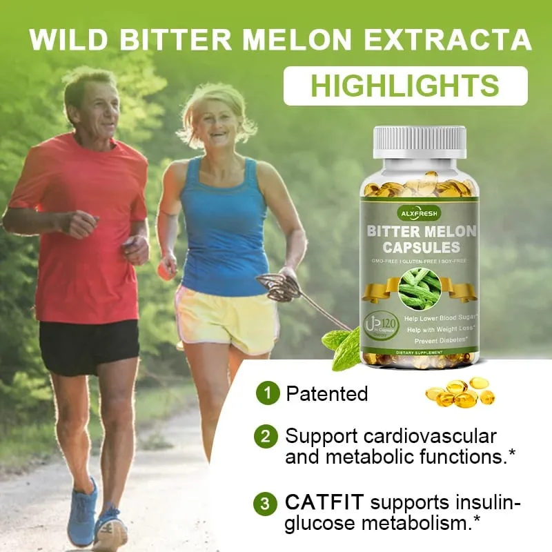 Alxfresh Extra Strength Bitter Melon 2500 mg 16:1 Tillägg Standardiserat och koncentrerat 100 % vegetariskt glutenfritt icke-GMO