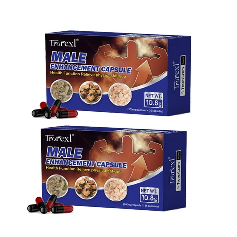 Extratos de ervas Epimedium suplementam cápsulas masculinas Max Performer Ginseng para resistência e resistência adultas mantêm a firmeza