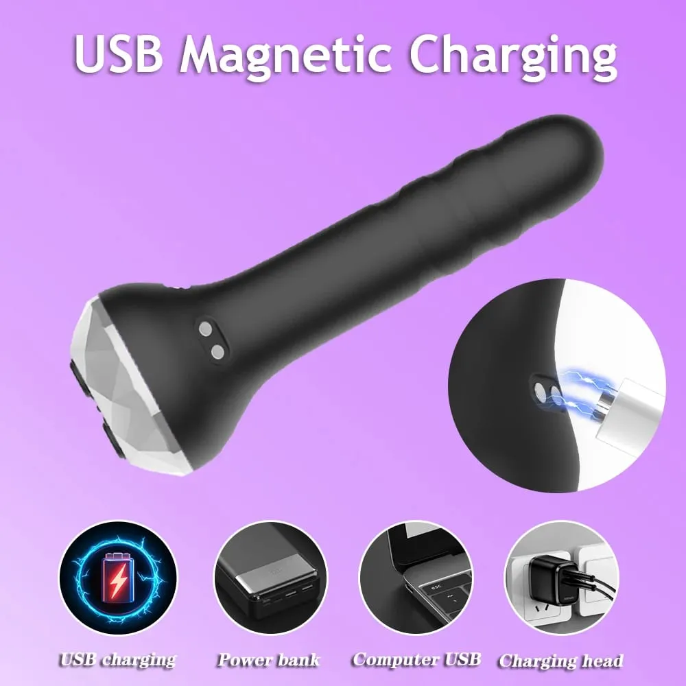 Vibrador anal rotativo 360 ° para homens, massageador de próstata, plugue anal, brinquedo adulto masculino, masturbador gay, brinquedos sexuais para homens e mulheres