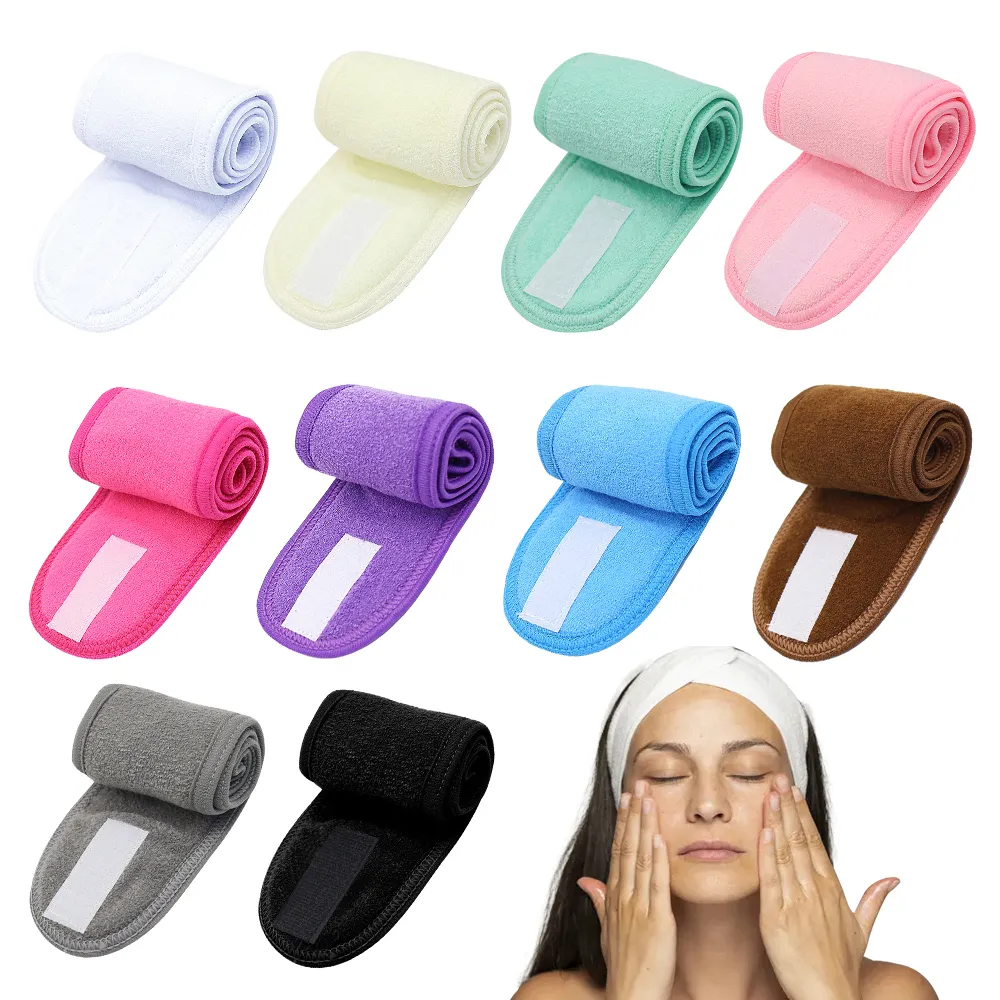 Extensão de cílios bandana maquiagem extensão de cílios suprimentos cílios acessórios rosto lavagem banho spa facial ajustável bandana