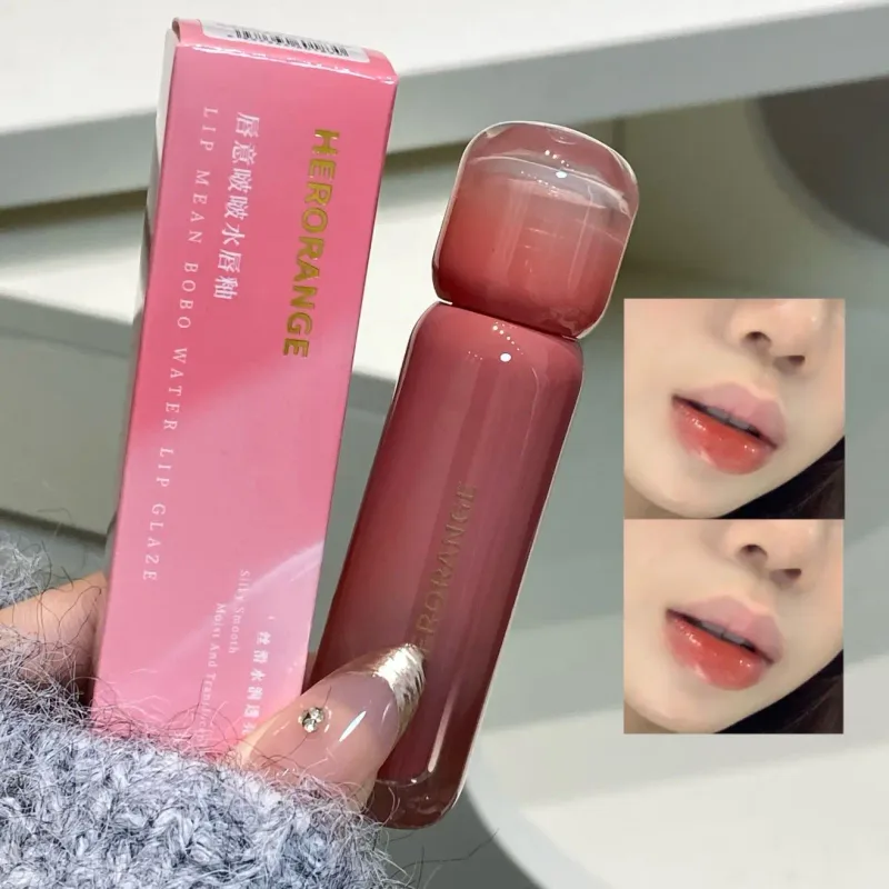 Uva fumada roxo vermelho lábio esmalte espelho água brilho labial hidratante batom líquido matiz claro maquiagem coreano feminino cosméticos — image 6