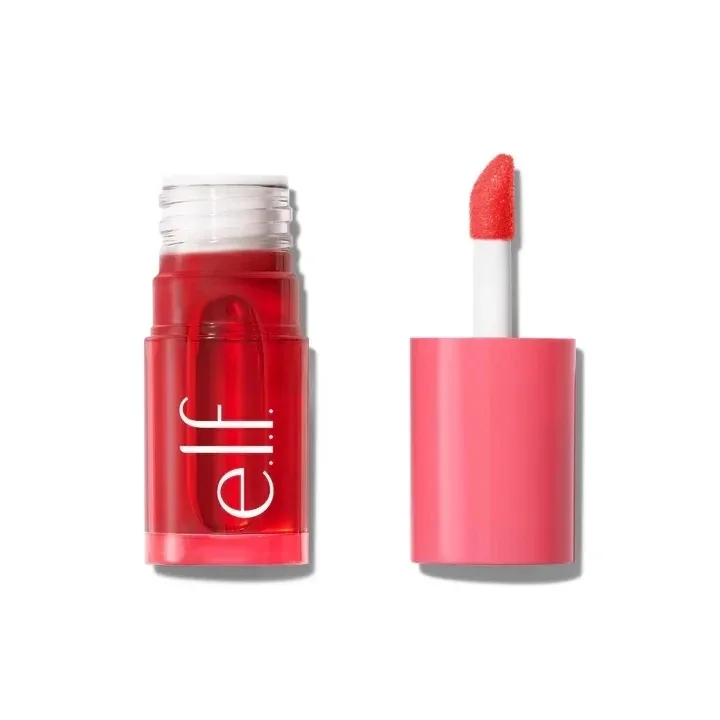 Popular marca elf portátil sabor de frutas brilho labial fino hidratante reparação nutritiva melhorar linhas labiais colorido bálsamo labial cosméticos