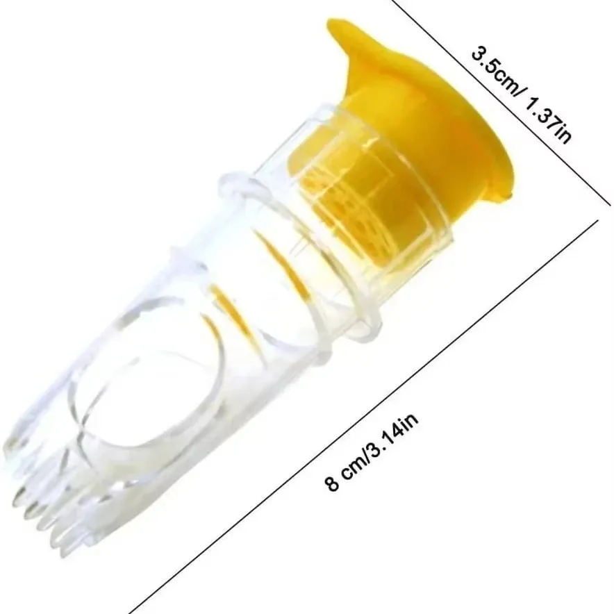 Mini espremedor de limão portátil, espremedor de limão com tampa, espremedor de limão para coquetéis, extrator de suco fácil, preservação de frescor, peças