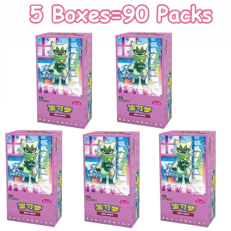 100% original pokemon 17.5 eevee booster pack gem pack vol1 2 3 4 5 cartões pokemon ptcg negociação gem saco cartões coletados brinquedo presente