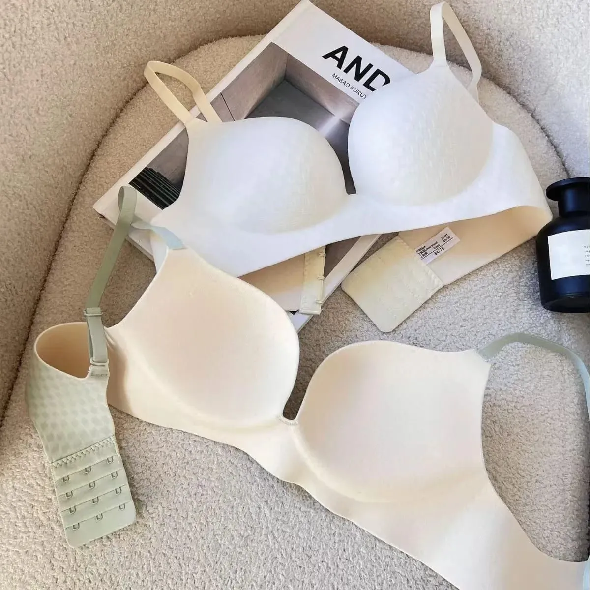 Lingerie push up respirável, confortável e sem costura para mulheres, sutiã pequeno para coleta de seios, sutiã grande anti-flacidez — image 4