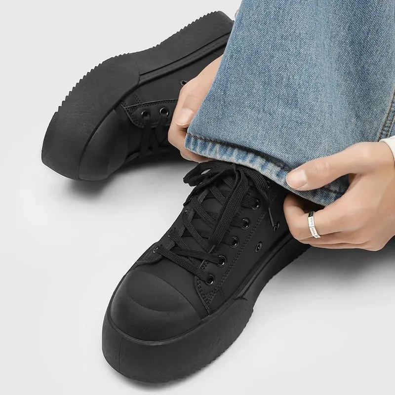 2025 homens altura crescente tênis de plataforma alta superior 8 cm elevador resistente ao desgaste sapatos de rua coreano zapatillas deporte