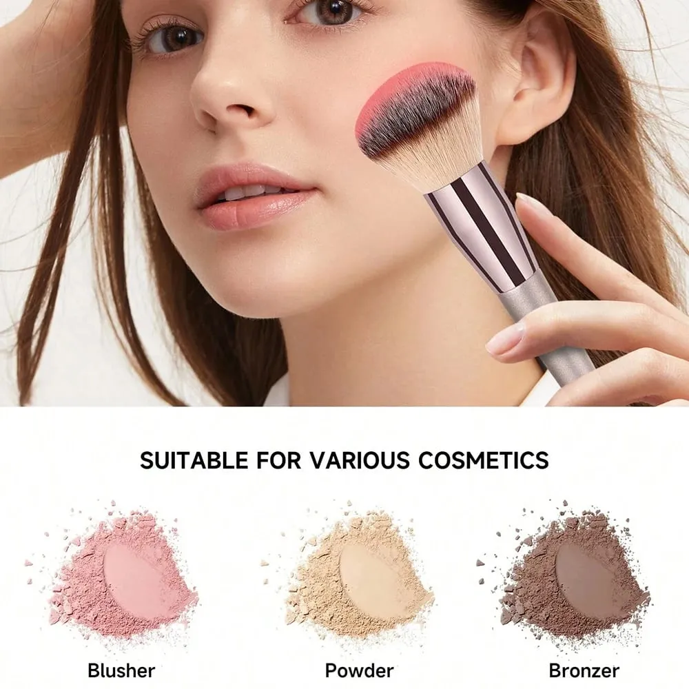 1pc grande pincel de maquiagem rosto bochecha contorno blush nariz fundação solto energia cosméticos compõem escovas ferramenta pó blush escova