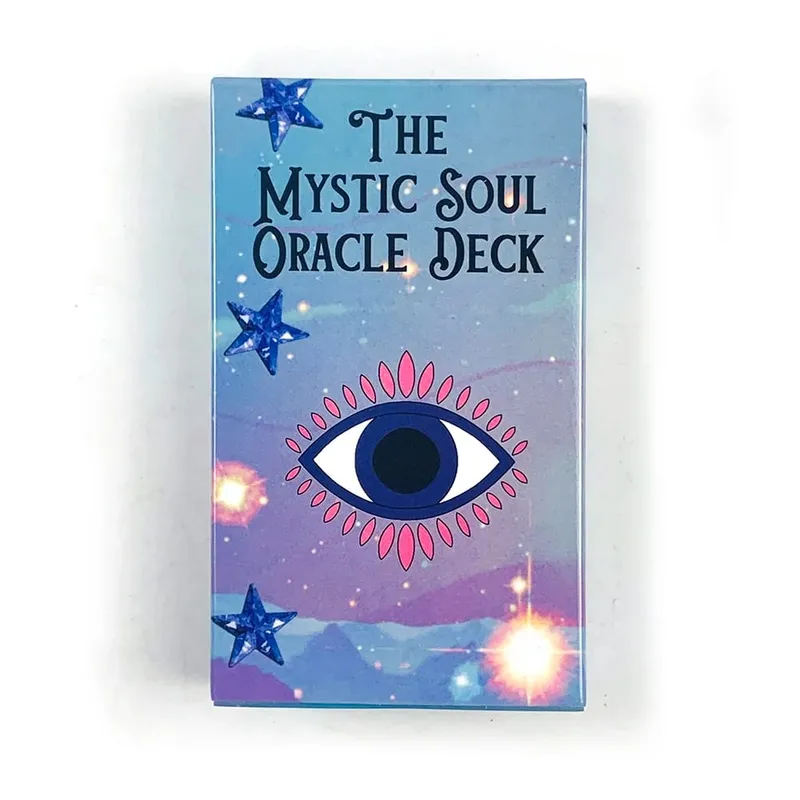 Mystic Soul Oracle Deck A 60 cartas neste baralho para autorreflexão e orientação, perfeito para orientação espiritual e colecionadores