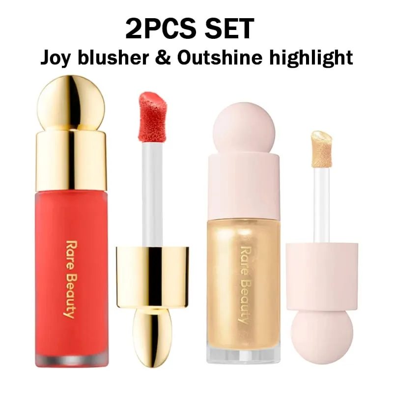 Blush líquido com pitada macia de beleza rara, sedoso e desliza suavemente, maquiagem rechonchuda de longa duração, esperança, amor, virtude, feliz, maravilha, vale a pena — image 23