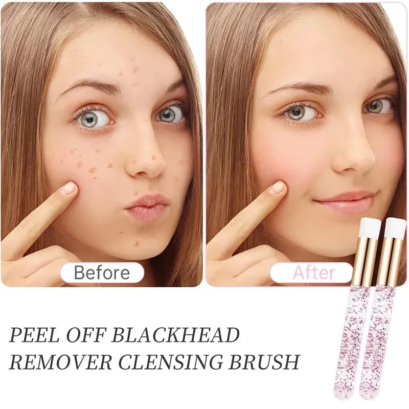 30/50/100 pçs escovas de limpeza de cílios para extensões de cílios glitter lash shampoo escovas nariz poros limpeza ferramentas de maquiagem
