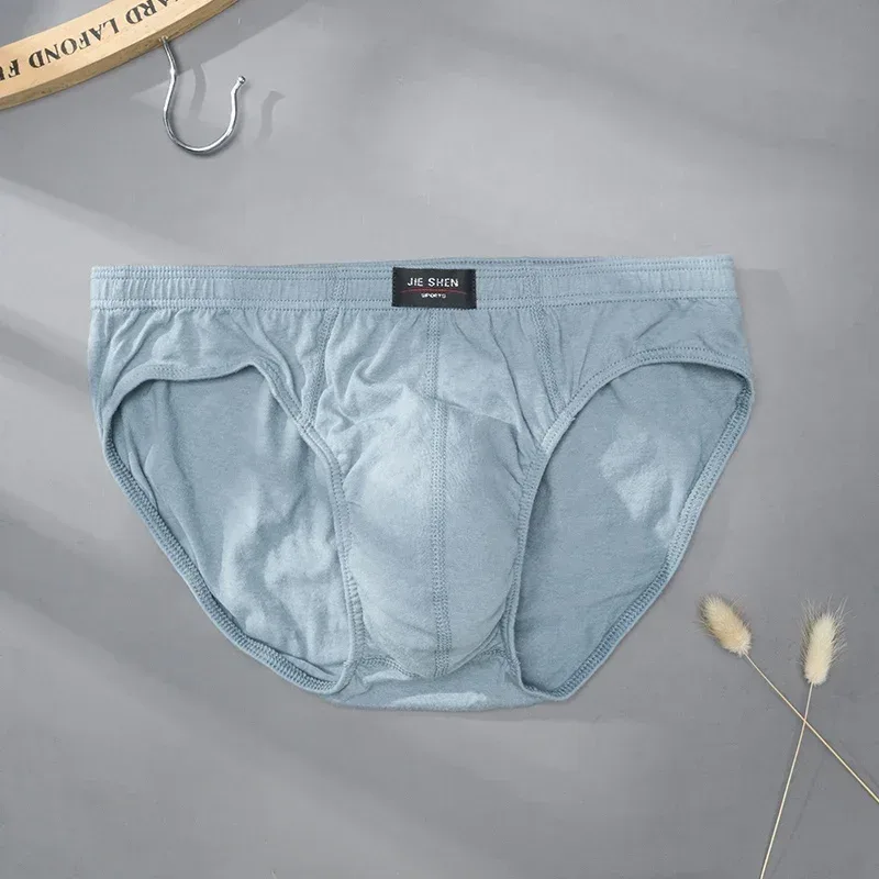 1 件棉質內褲男士舒適內褲男透氣內衣內衣內褲 Plue 尺寸 Xl -5XL