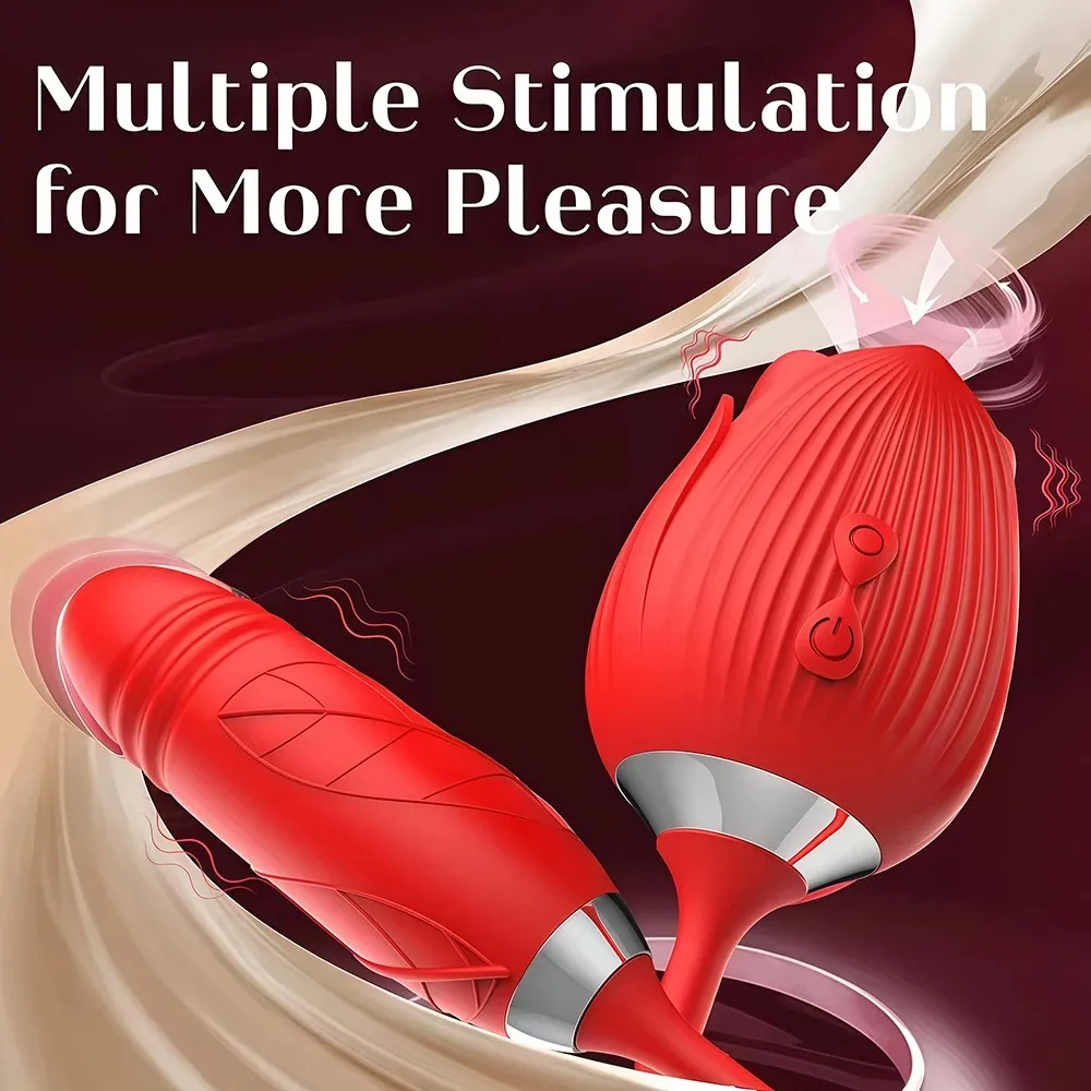 3 em 1 empurrando vibrador anal feminino rosa sugando clitóris estimulador vibrador lambendo vagina massageador masturbador brinquedos sexuais para mulher