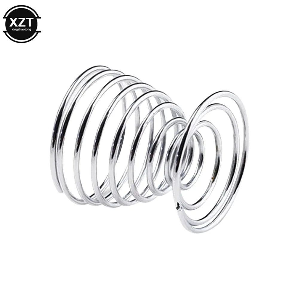 Suporte para ovos em espiral, 2 peças, copo de ovo cozido, cozinha, café da manhã, primavera, copo de ovo, ferramenta de cozinha, utensílio de cozinha