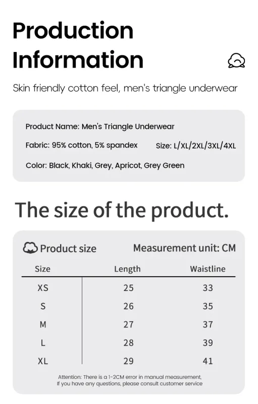 Cueca triangular masculina de algodão puro, respirável e confortável, cintura média, suave para a pele e macia, cueca adolescente 3256810188437944