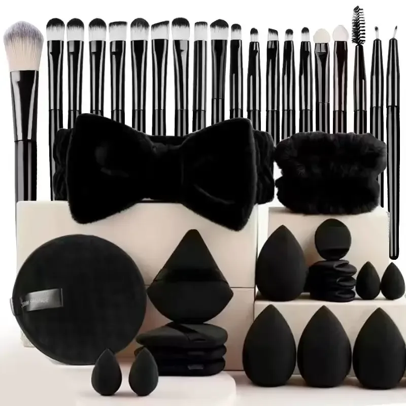 Makeup Brushes Set Premium Synthetic Kabuki Brushes Foundation Concealer Powder Blush Blending Face Eyeshadow Cosmetic Brushes S