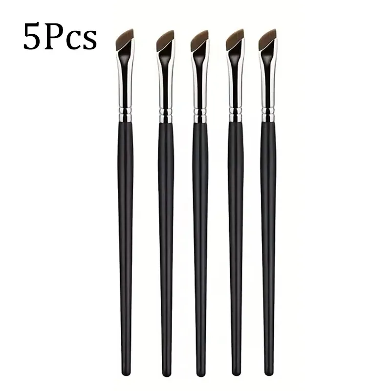 5/1pcs Sickle Eyeliner Brush Ultra Thin Oblique Angle Flat Head Eyebrow Brush Knife Edge Makeup Brush Liquid Eyeliner Brushes — image 9