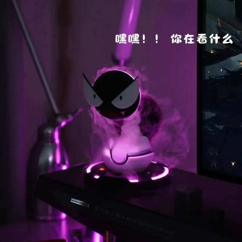 Anime PokéMon Gengar Spray Humidifier Nightlight Air Purifier Ambient Desktop Ornament Room Decoration Creative Periphery Gift