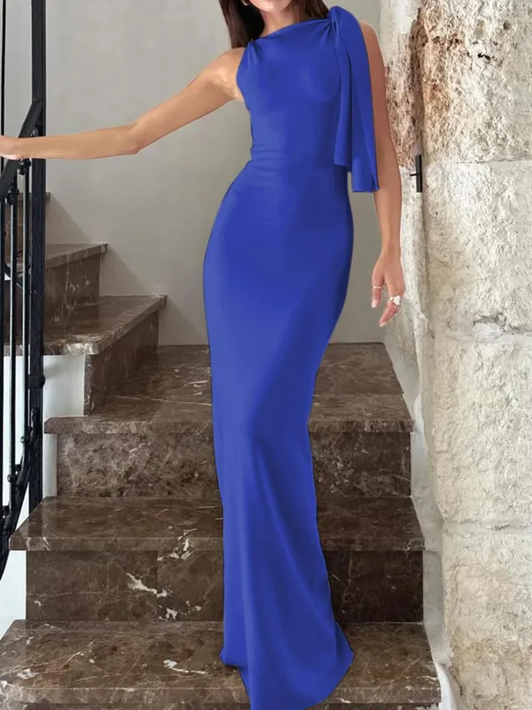 Hugcitar moda sólida o pescoço sem mangas retalhos sexy bodycon maxi vestido de baile verão roupas femininas festa festival clube y2k