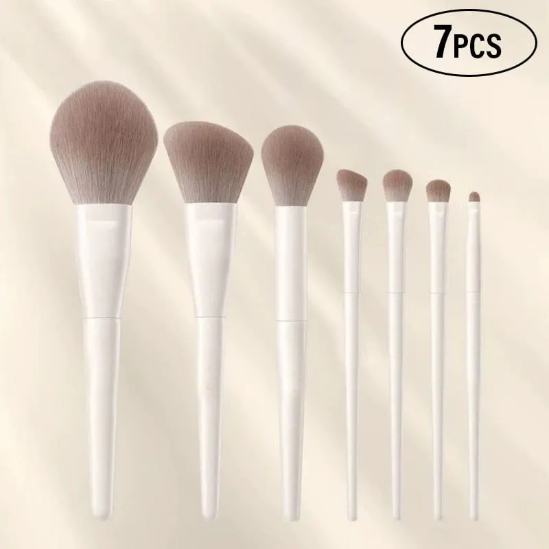 5-12 pçs pincéis de maquiagem profissional conjunto de ferramentas sombra forro contorno fundação mistura escova feminino beleza facial ferramentas cosméticos