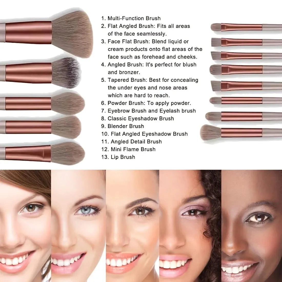 Pincéis de maquiagem 8-29pcs kit de maquiagem profissional feminino cosméticos pincel de pó macio sombra fundação conjunto completo ferramenta de beleza de viagem
