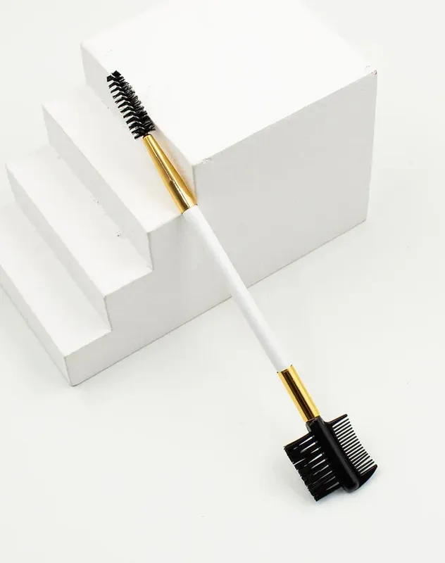 1PC Double Ended Eyebrow Comb Brush Beauty Makeup Brushes Eyelash Applicator Professional Make Up Tool