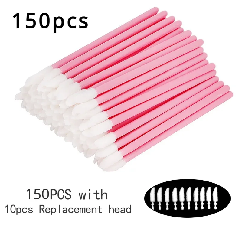 50/100/150 pçs escovas de cílios corretivo lash escova spoolies rímel varinhas aplicador para extensão de cílios conjunto de maquiagem laukiss