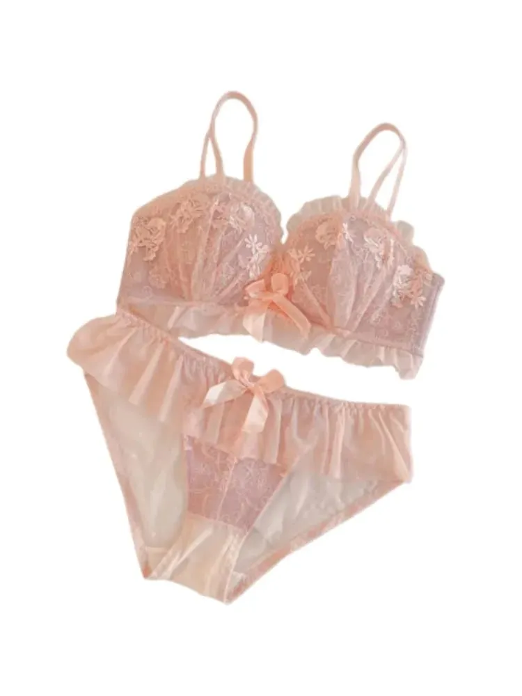 Sutiã push up sem fio para seios pequenos, sutiã de renda anti flacidez, lingerie não acolchoada para melhorar e levantar sutiãs confortáveis
