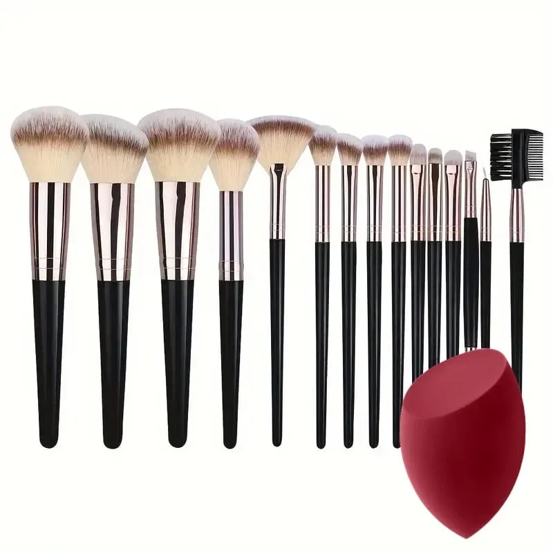 Profissional 3-20 pçs pincéis de maquiagem conjunto macio macio fundação sombra corretivo mistura kabuki ferramenta de beleza feminina