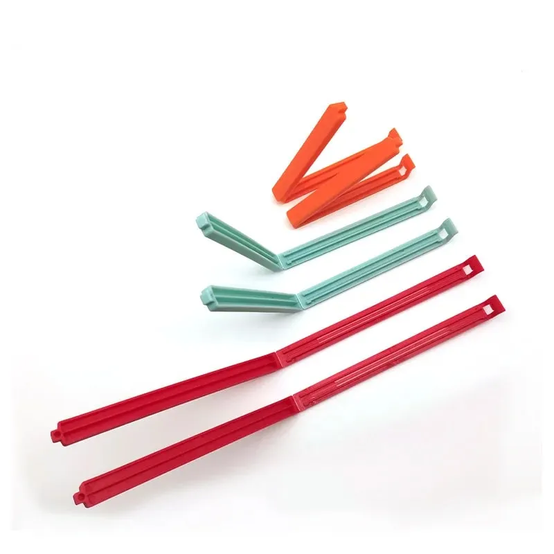 1pc/4 /8/10pcs clipes de vedação de plástico para cozinha alimentos frescor preservação clipes de vedação clipes de tamanho grande para lanches