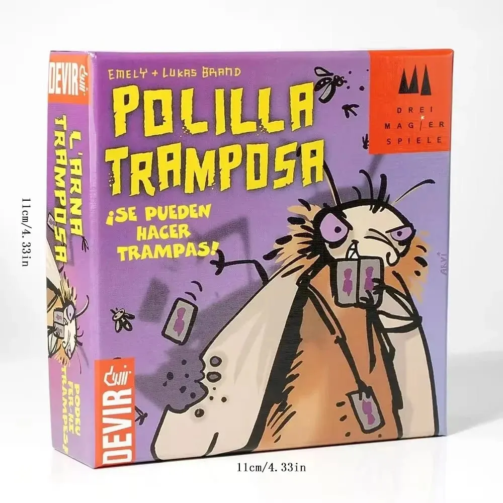 Mogel Motte Polilla Tramposa 卡牌遊戲 Devir-Game Cheating Moth/皇家小強 Cheating Moth