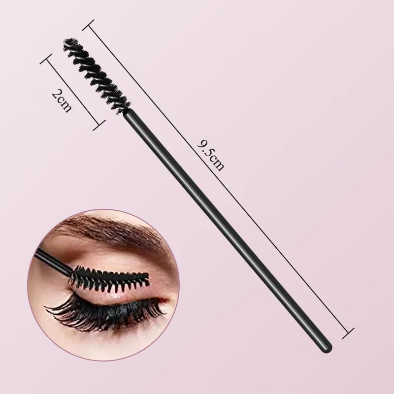 Varinhas de rímel descartáveis, 50/100 peças, escovas para extensão de cílios, ferramenta de maquiagem, beleza, fornecimento de cosméticos