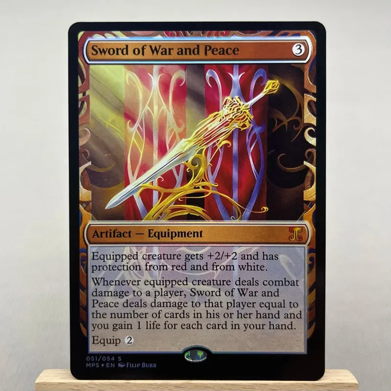 MPS FOIL2-01 TCG Cards for Home Play Proxy Sol Ring Mana Crypt Mox Opal the Mana Vault Chrome Mox Sword of