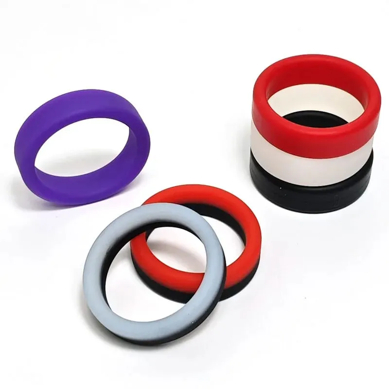 3 pçs/set Anel Peniano Retardar A Ejaculação Silicone Reutilizável Sêmen Anéis Penianos para Homens Ampliação Brinquedos Sexuais Para Homens Anéis de Casal