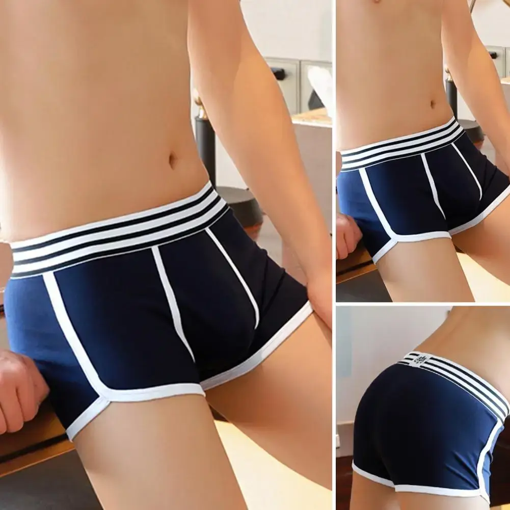 Men Boxers Underwear Soft Breathable U Convex Sweat Absorption Comfortable Men Underwear High-Quality Breathable Men Underpants